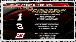 Steve Letarte breaks down post-Martinsville penalties | NASCAR Inside the Playoffs