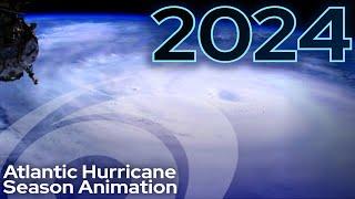 2024 Atlantic Hurricane Season Animation