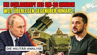 Vorteile des veralteten Raketenwerfers BM-30 Smerch im Vergleich zu Himars im Ukraine-Krieg!