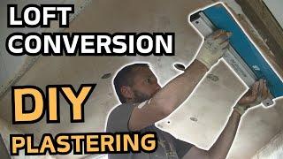 Loft conversion Part 44. DIY PLASTERING A WHOLE LOFT! How to plaster a loft conversion.