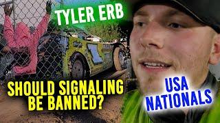 "Should Signaling Be BANNED" Tyler Erb @ USA Nationals with @WorldofOutlaws