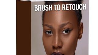 BRUSH TO RETOUCH (BTR) Photoshop Actions. Link in Comments or video Description