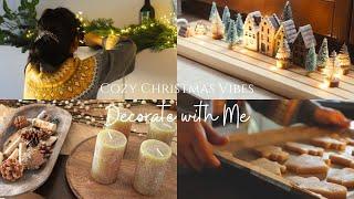 #058 Decorate for Christmas with me  | Easy Decorating Ideas | Slow Living |  Holiday Cookies