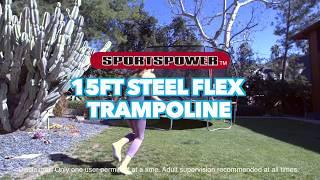 15 Ft Steelflex Trampoline by Sportspower