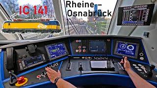 Halt erwarten! | IC 141 Rheine - Osnabrück Hbf | Führerstandsmitfahrt | BR 193 Siemens Vectron