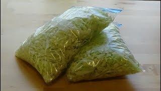 AIVE TV - Cut the cabbage and freeze it! #cabbage #howto