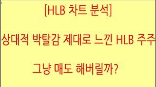 [HLB차트분석]5일선 저항을 맞고 계속 하락하며 개인에게 매도 유도 중! 거래량 터트리며 바닥, 저점 만들어야 합니다! #hlb #에이치엘비 #hlb주가전망