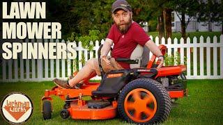 I Made Spinning Rims for my Lawn Mower