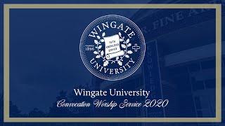 Wingate University Virtual Convocation 2020 - Musical Pieces - Jordan Lock/Safiatou Souare