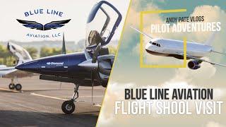 Blue Line Aviation Flight School Visit