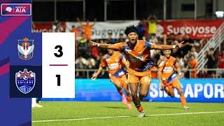 Albirex pulls off 𝗦𝗛𝗢𝗖𝗞 win over Sailors  | 2024/25 SPL: Albirex Niigata (S) vs Lion City Sailors