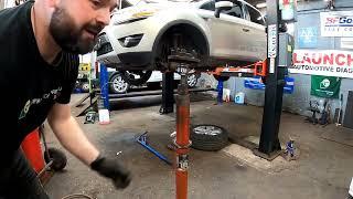 wheel bearing replacement on a ford Kuga