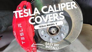 DIY Caliper Covers Install on Tesla Model Y | Easy Visual Upgrade!