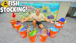 Transferring ALL MY EXOTIC FISH To New SALTWATER PONDS & AQUARIUMS At The Warehouse!