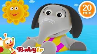 Słoneczne przygody z BabyTV | Letnia zabawa na plaży ️ Pełne odcinki @BabyTVPL