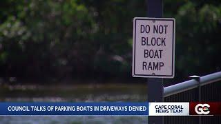 Cape Coral residents frustrated after talks of parking boats in driveways denied