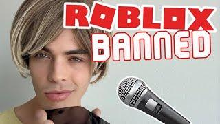 Getting BANNED on Roblox VOICE CHAT again...