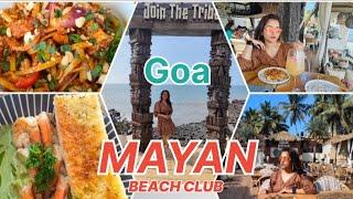 GOA BEACH l MAYAN BEACH CLUB l Best beach club in Goa l north Goa l Best Sundowner place ️