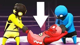 【DE JuN】Gang beasts - 誰才是摔跤高手？！