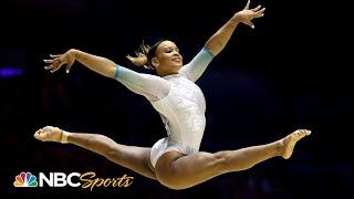 Rebeca Andrade MAKES HISTORY with huge performance, all-around World Title | NBC Sports