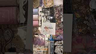 ASMR unboxing journal supplies|#asmr #unboxing #journal #scrapbooking #unpacking #fyp