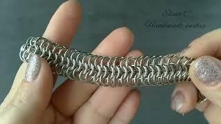 How to weave Euro 6 in 1 Chainmaille Плетение Евро 6 в 1 Мастер Класс #chainmaille #tutorial #diy