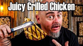 This is how to grill juicy chicken breast on charcoal grill