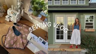 Attempting to sew my fall wardrobe in ONE DAY | Sewing Vlog