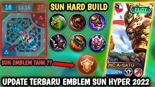 COMEBACK IS REAL!!! | SUN HARD BUILD WITH EMBLEM TANK!! | SUN BUILD DAN EMBLEM ~ MLBB