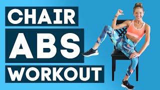 10 Min Chair Abs Workout | Seated Six Pack Routine (WORKS LIKE MAGIC!)