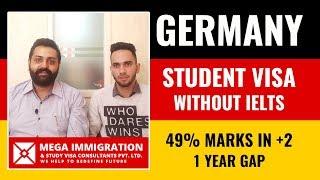 Germany Student Visa Success Story with 49% Marks in +2 | Mega Immigration