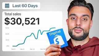 I Tried Dropshipping Digital Products For 60 Days (How Much I Made)