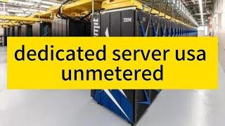 Unleash the Power of Dedicated Server USA Unmetered with Raksmart