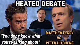 Analyzing “Friends” Reunion Star Matthew Perry’s Heated Debate with Peter Hitchens