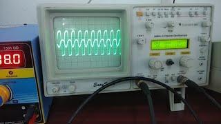 single stage CE amplifier on breadboard