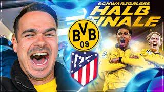 OMG!! WIR SIND IM HALBFINALE !!  BVB vs ATLÉTICO MADRID - UCL Stadionvlog