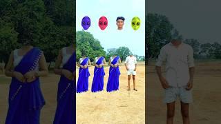 Amchya Papani Ganpati Anala trending song vs me and 3 cute bhabhi head matching story vfx video