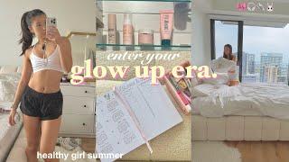 HEALTHY GIRL SUMMER GUIDE motivation tips, morning routine, mid year reset, aesthetic vlog