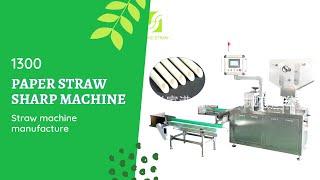 Paper straw bevel cutting machine