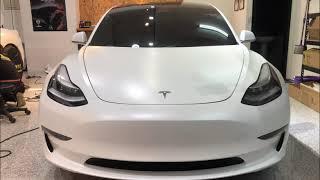 【大衛汽車包膜】眾多Model 3車主強力推薦！！ 新車剛交車必備的東西 － Tesla-Model3 TPU漆面保護膜