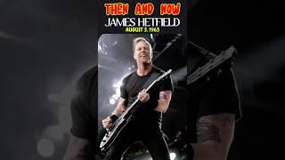 James Hetfield | 1984 vs. Now – 40 Years of Metallica’s Iconic Frontman!  #Metallica #Hetfield