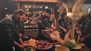 Osman bey is cutting the meat  (Eid-ul-Adha ) || #osmanbey #balahatun #osbal #kuruluşosman #özge