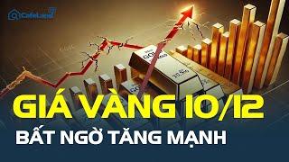 Giá vàng hôm nay 10/12: Bất ngờ TĂNG MẠNH | CafeLand