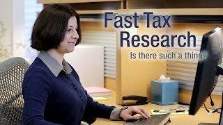 Fast Tax Research