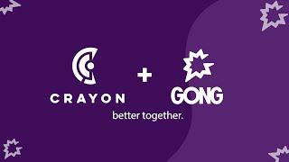 Crayon + Gong Are Better Together