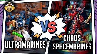 Ultramarines vs Chaos Space Marines I Battlereport | 2000pts I Warhammer 40000