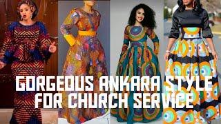 Decent & Stunning Ankara Style To Consider For Church Service