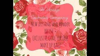 The Vintage Cosmetics Company - NEW BRUSH AND EXCLUSIVE CODE!