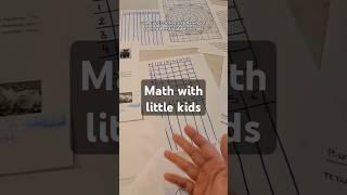 Math with little kids #math #kidsmath #mathwithkids #teaching #stem