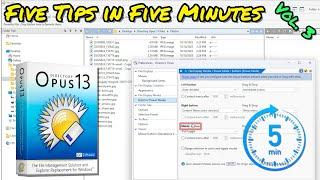 Directory Opus 5 in 5 #3 - Tricks, Tips and QOL in Five Minutes